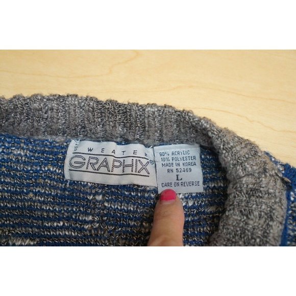 Vintage Sweater Graphix 3D Knit Sweater - Picture 8 of 11